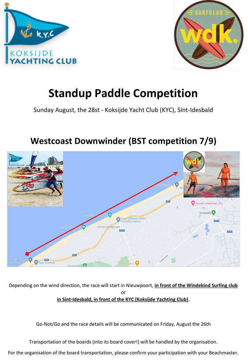 Affiche Standup Paddle Competition